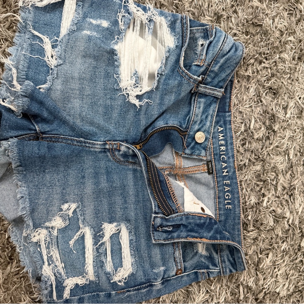 American Eagle Distressed Denim Shorts